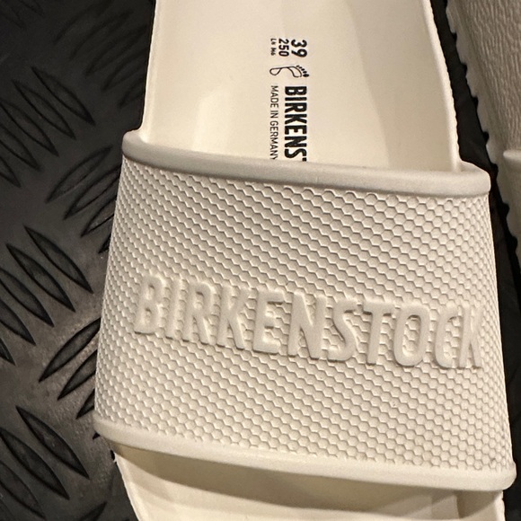 Birkenstock White Slide Sandals - Picture 5 of 5